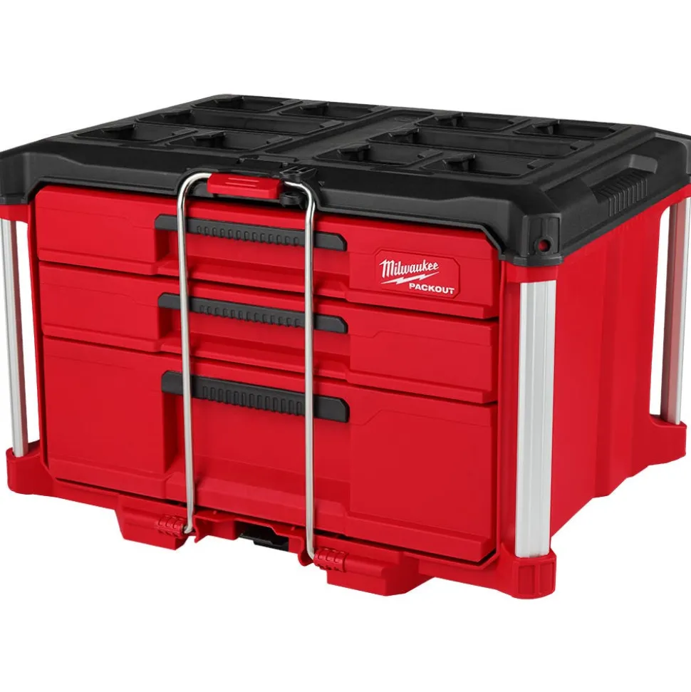Milwaukee PACKOUT Multi-Depth 3-Drawer Tool Box 48-22-8447