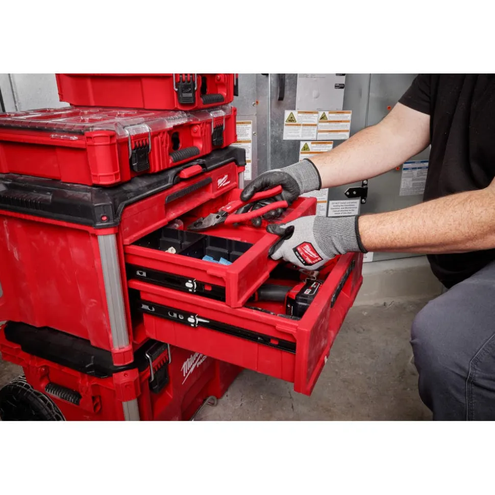Milwaukee PACKOUT Multi-Depth 3-Drawer Tool Box 48-22-8447
