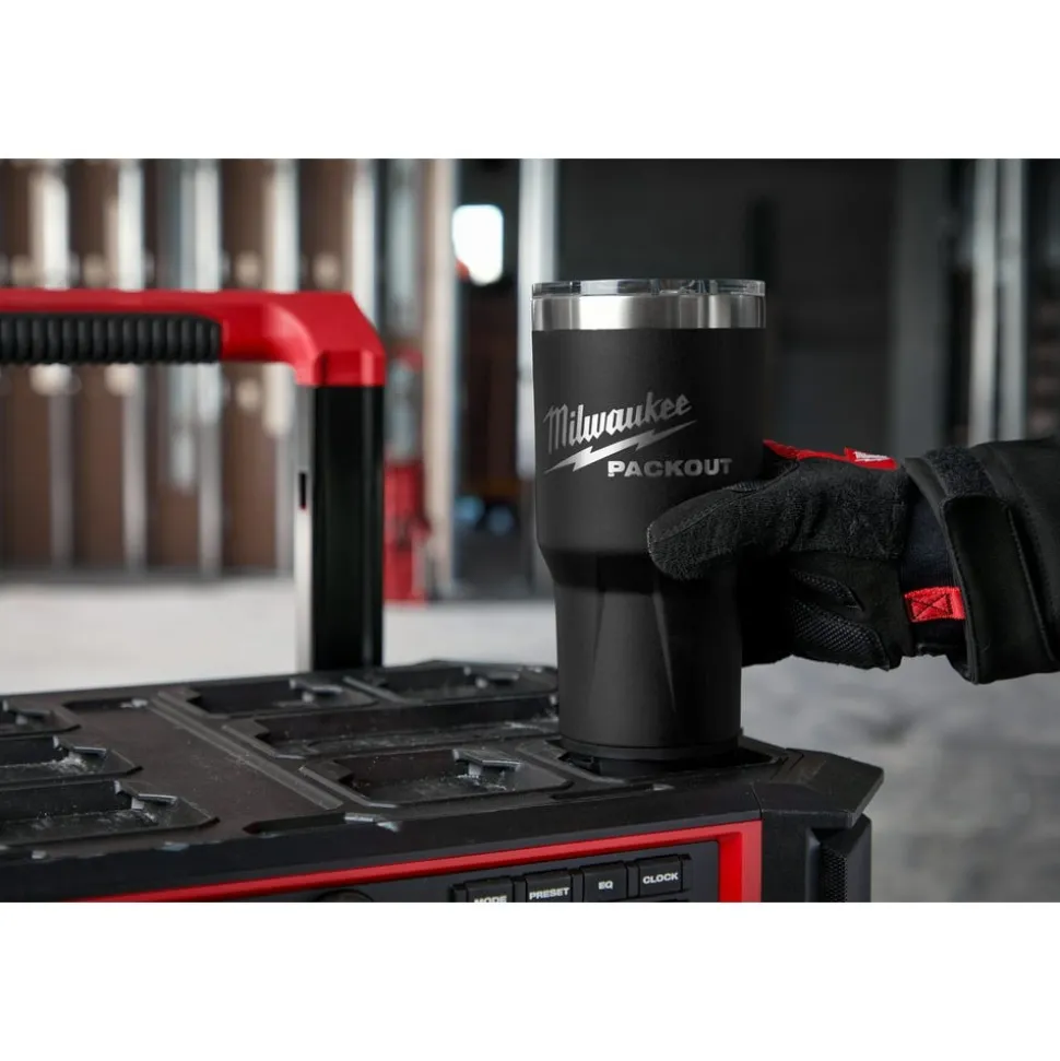 Milwaukee PACKOUT 30oz Tumbler - Black 48-22-8393B