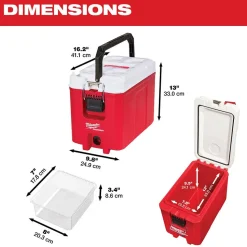 Milwaukee PACKOUT 16 Quart Compact Hard Cooler 48-22-8460