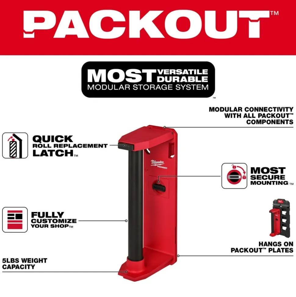 Milwaukee PACKOUT Roll Holder 48-22-8337