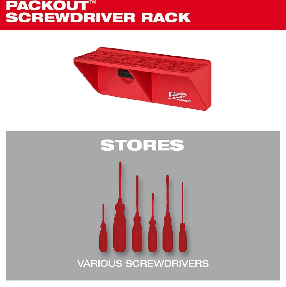 Milwaukee PACKOUT Screwdriver Rack 48-22-8341