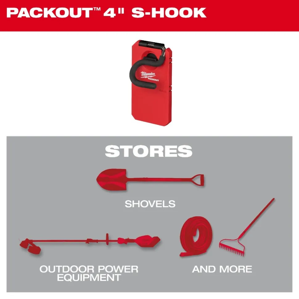 Milwaukee PACKOUT 4" S Hook 48-22-8333