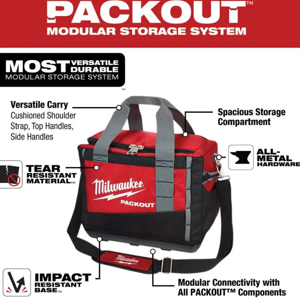 Milwaukee 15" Packout SoftSide Tool Bag 48-22-8321