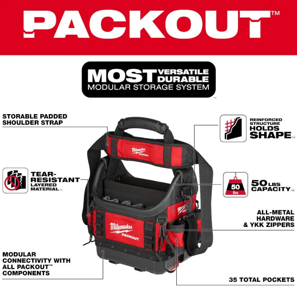 Milwaukee PACKOUT 10" Structured Tote 48-22-8311