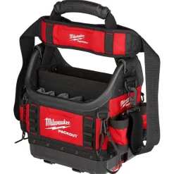 Milwaukee PACKOUT 10" Structured Tote & 35 Pocket Backpack Bundle