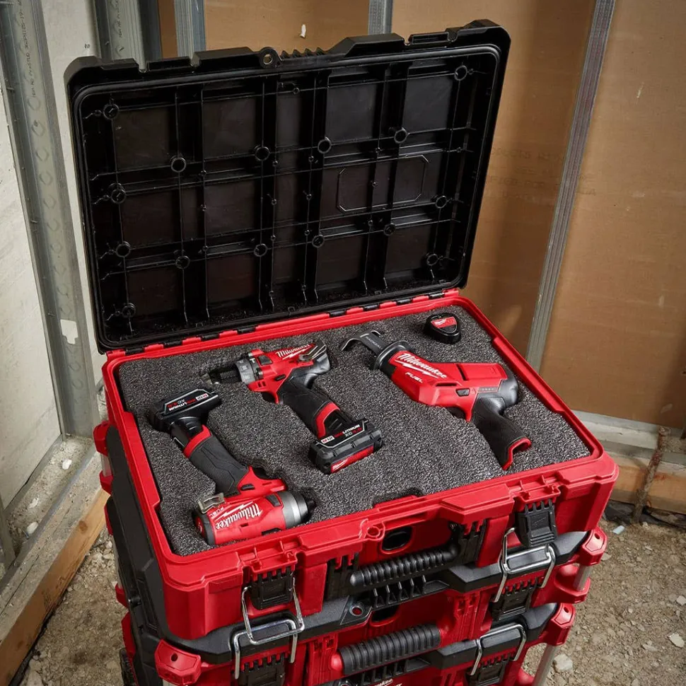 Milwaukee PACKOUT Tool Case with Customizable Foam Insert 48-22-8450