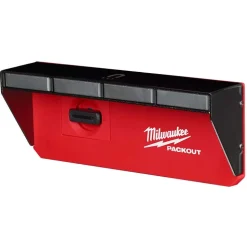 Milwaukee PACKOUT Tool Station, Compact Shelf, Screwdriver & Mag. Rack Accessory Bundle