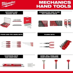 Milwaukee 4pc 1/4