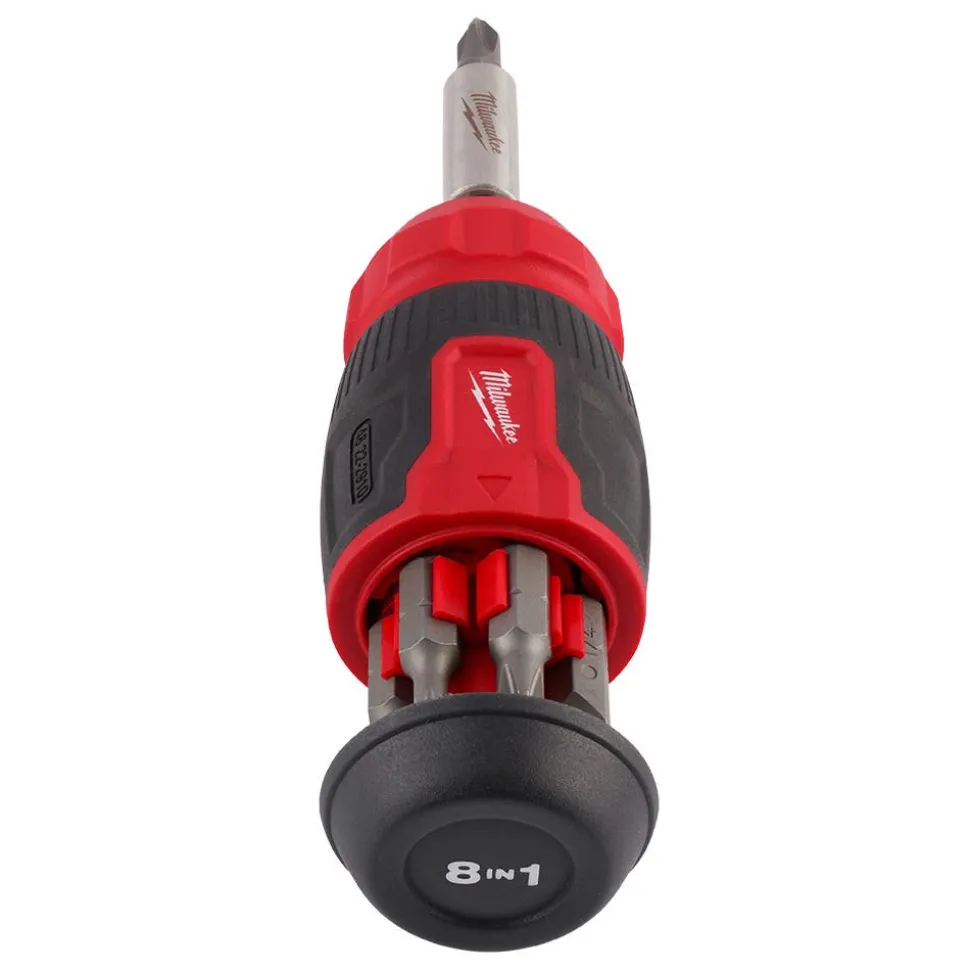 Milwaukee 2pc 14-in-1 Ratcheting Multi-Bit and 8-in-1 Ratcheting Compact Multi-bit Screwdriver Set 48-22-2905
