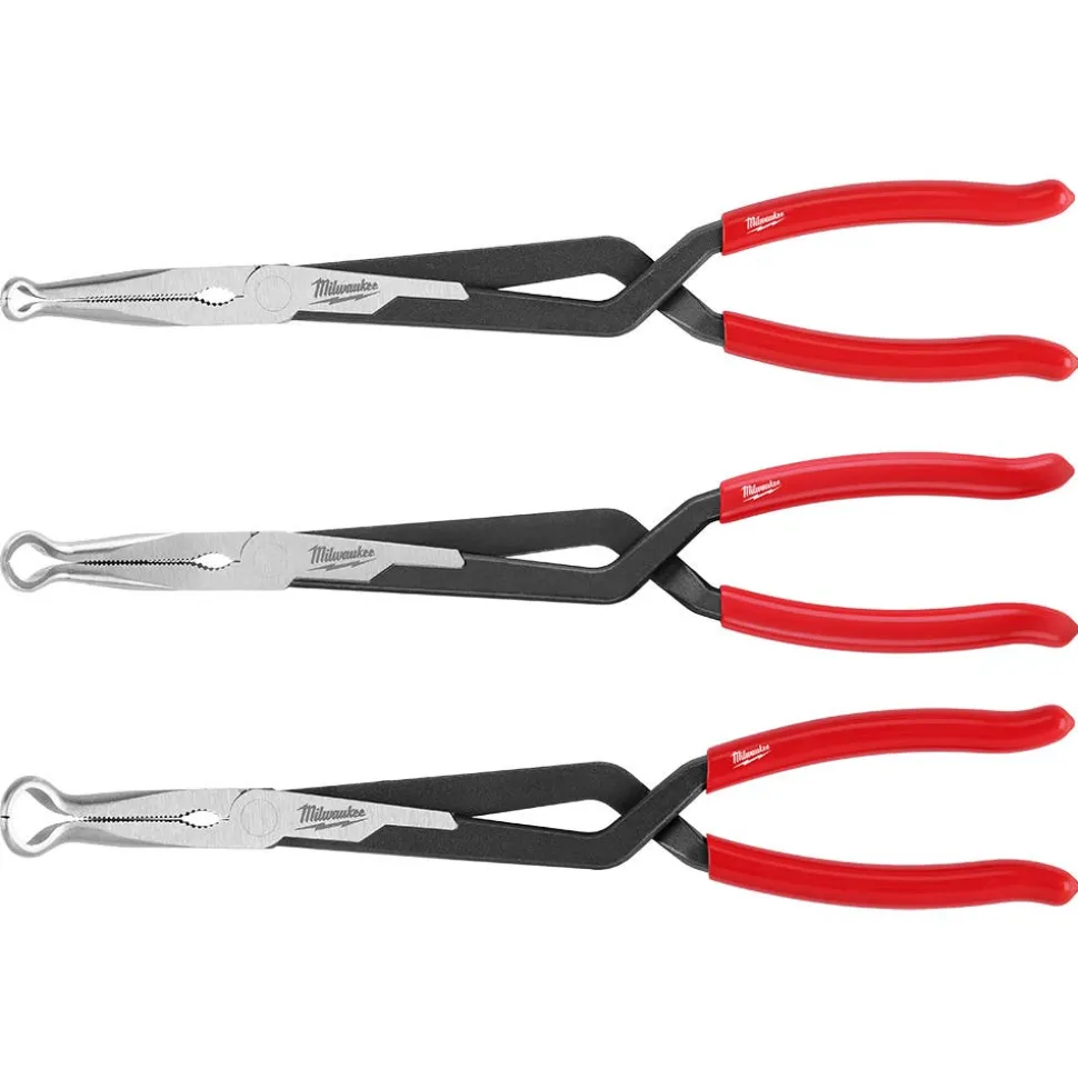 Milwaukee 3PC Long Reach Hose Grip Pliers Set 48-22-6563