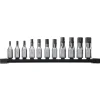 Milwaukee 11 Piece 3/8" Drive Hex Bit Socket Set - Metric 48-22-9543
