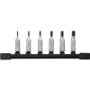 Milwaukee 6 Piece 1/4" Drive Hex Bit Socket Set - Metric 48-22-9541