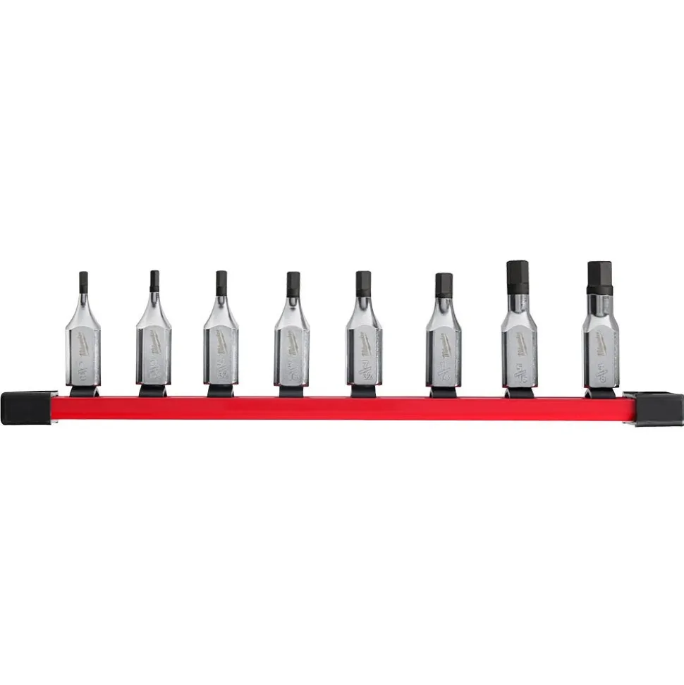 Milwaukee 8 Piece 3/8" Drive Hex Bit Socket Set - SAE 48-22-9542