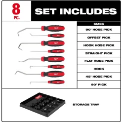 Milwaukee 8 Piece Hose Pick Set 48-22-9218