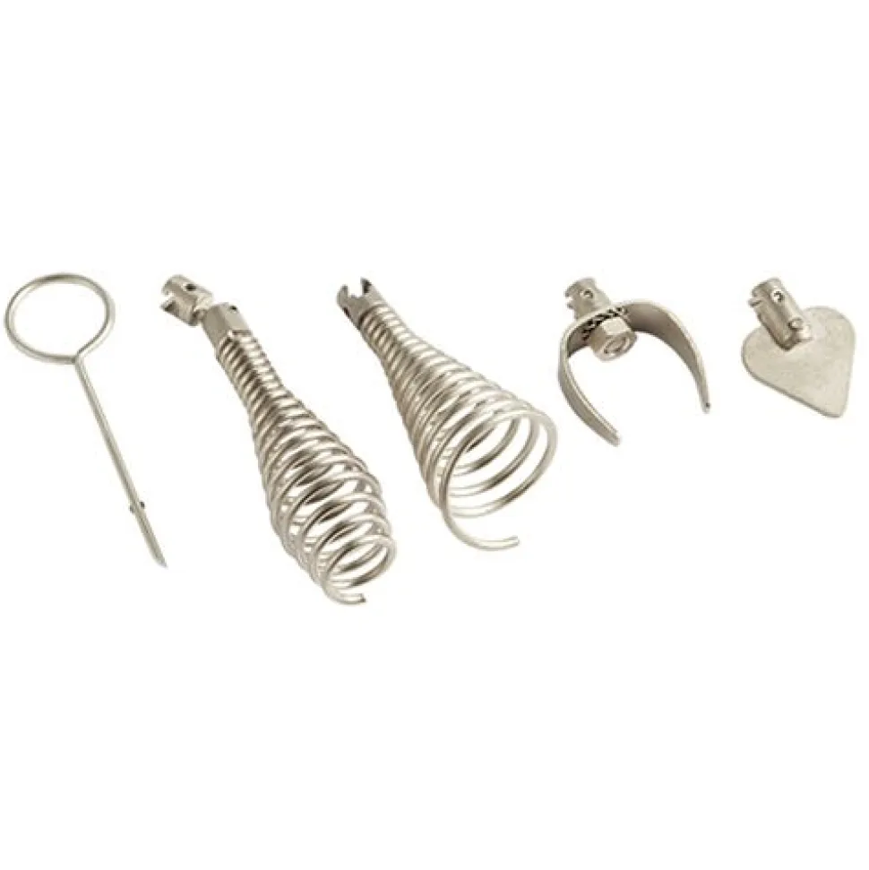 Milwaukee 5 Piece Medium Cable Head Drain Cleaning Attachment Kit RUSTGUARD 48-53-2790