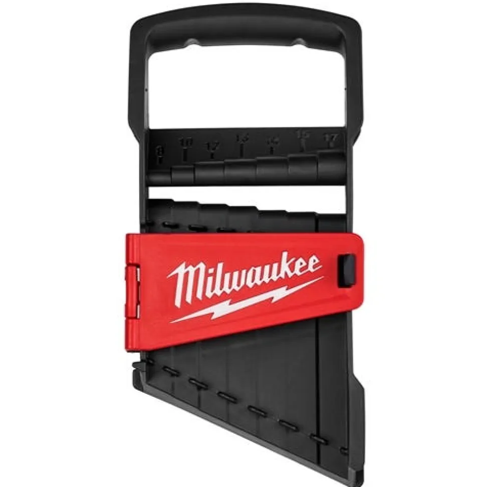 Milwaukee 7 Piece Metric Flex Head Ratcheting Combination Wrench Set 48-22-9529