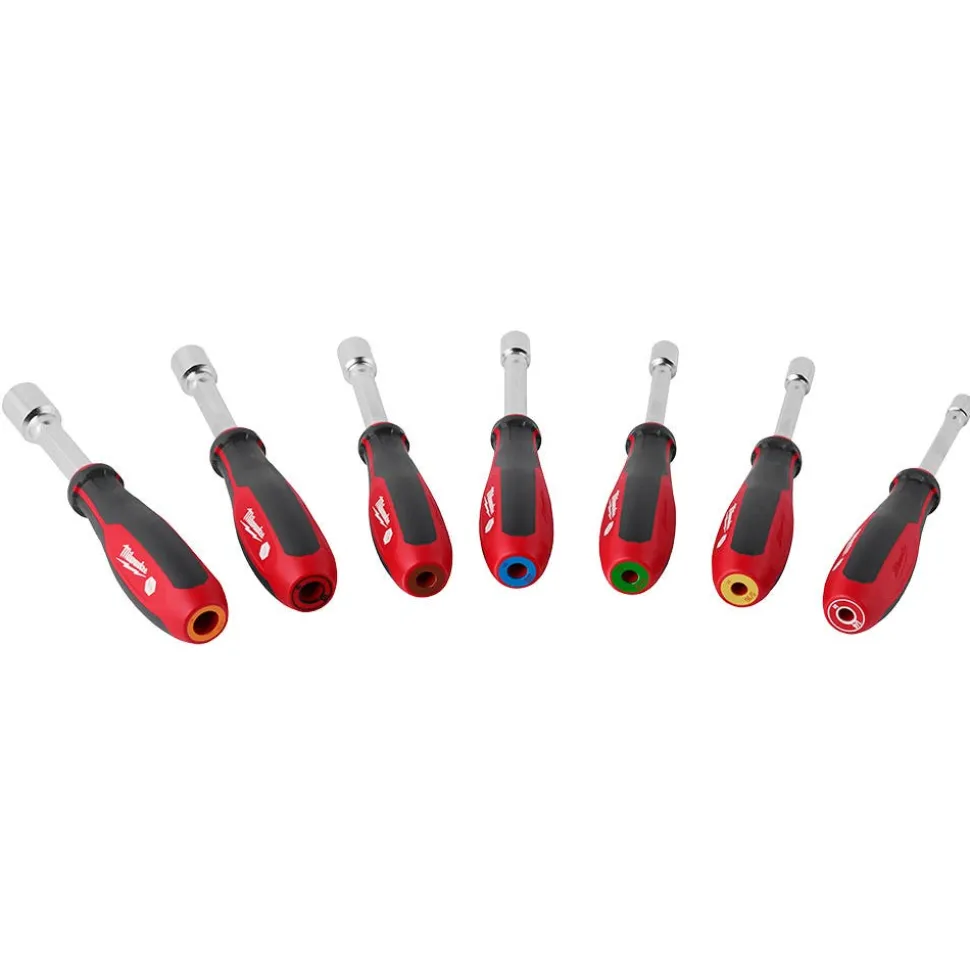 Milwaukee 7 Piece SAE HollowCore Magnetic Nut Driver Set 48-22-2547