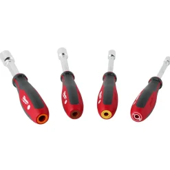 Milwaukee 4 Piece SAE HollowCore Magnetic Nut Driver Set 48-22-2544