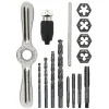 Milwaukee 15 Piece SAE Tap and Die Set with Hex-LOK 2-in-1 Handle 49-22-5602
