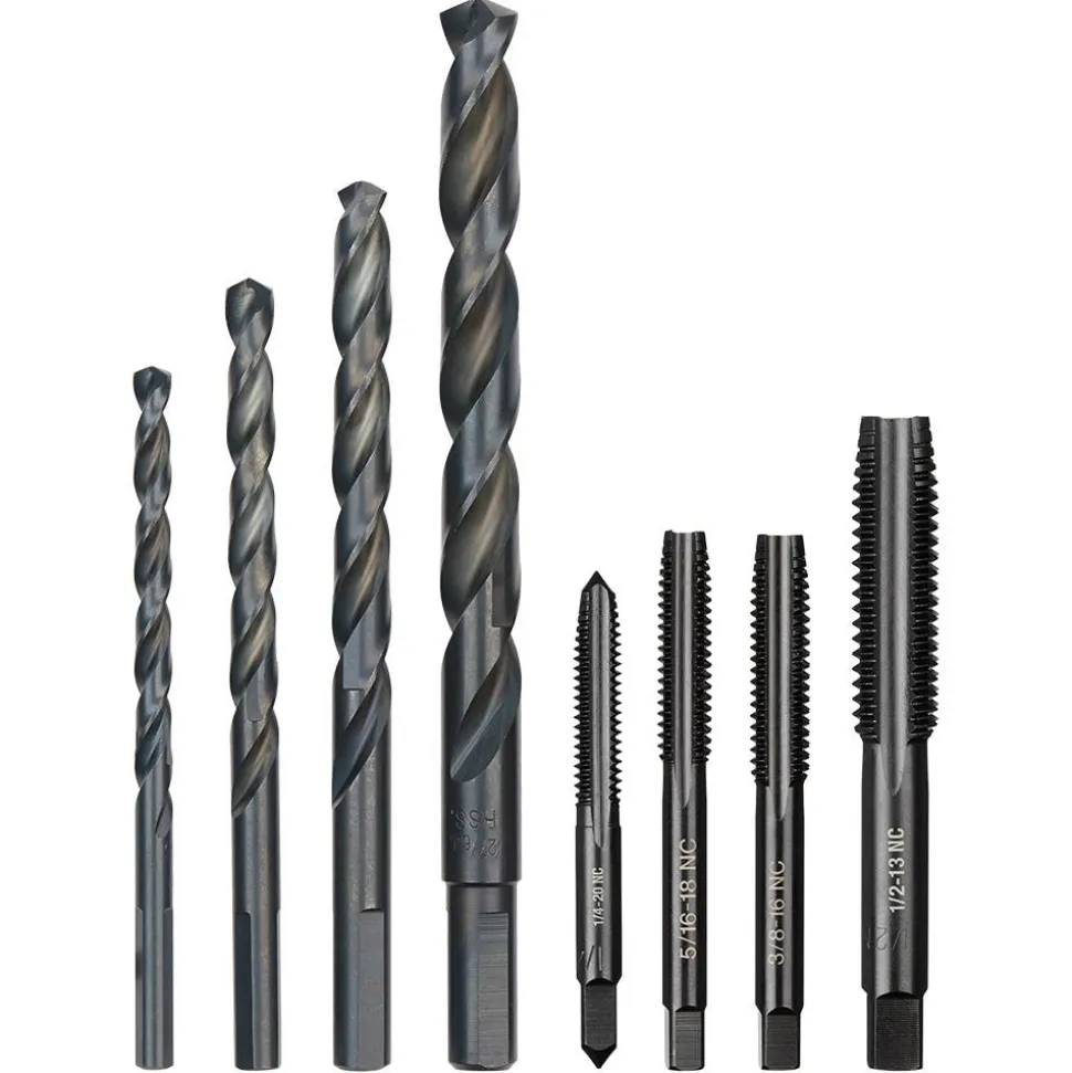 Milwaukee 15 Piece SAE Tap and Die Set with Hex-LOK 2-in-1 Handle 49-22-5602