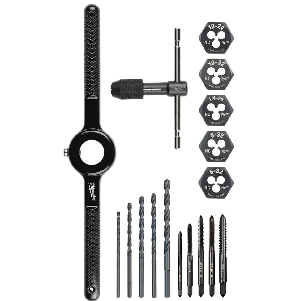 Milwaukee 17 Piece SAE Tap and Die Set 49-22-5600