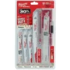 Milwaukee 12 Piece Sawzall Demo Blade Set Bi-Metal Ax Torch Wrecker 49-22-1129