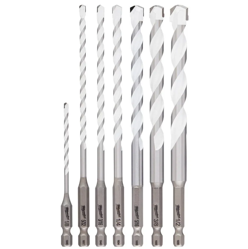 Milwaukee 7 Piece SHOCKWAVE Impact Duty Carbide Multi-Material Drill Bit Kit for PACKOUT 48-20-8899