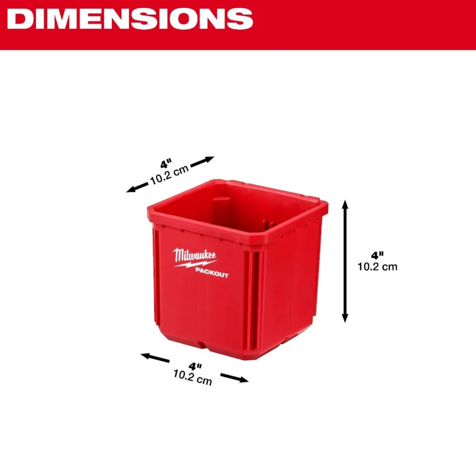 Milwaukee (6) 2pk Bin Set for PACKOUT 48-22-8062