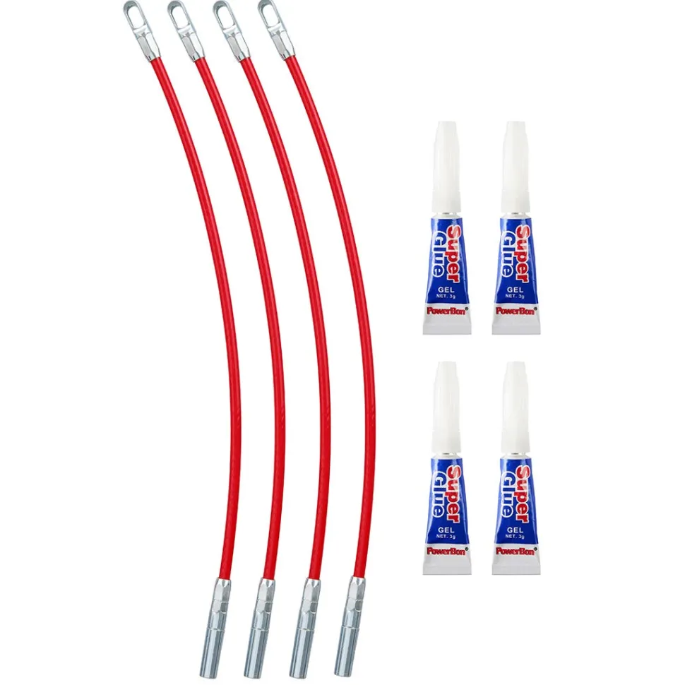 Milwaukee Polyester Fish Tape Replacement Flexible Metal Leader (4-Pack) 48-22-4191
