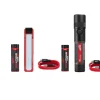 Milwaukee REDLITHIUM USB 1100L Twist Focus Flashlight & REDLITHIUM USB ROVER Pocket Flood Light 2112-21 & 2161-21