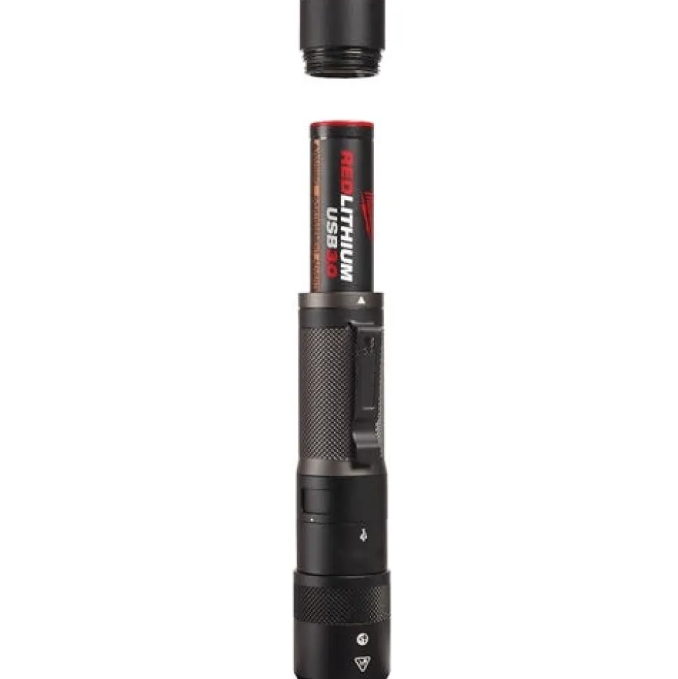 Milwaukee REDLITHIUM USB Twist Focus Flashlight 1100 Lumen 2161-21