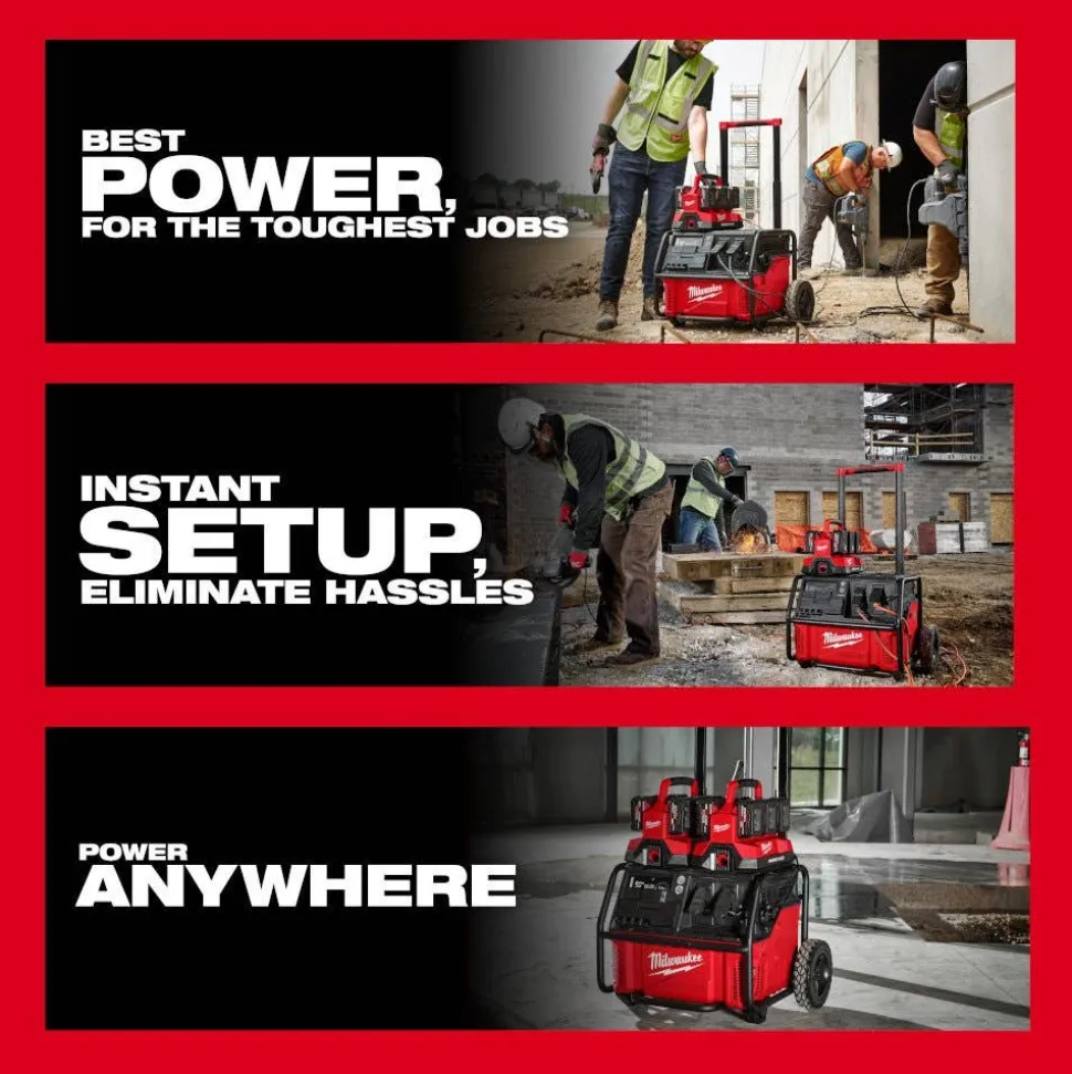Milwaukee ROLL-ON 7200W/3600W 2.5kWh Power Supply 3300R