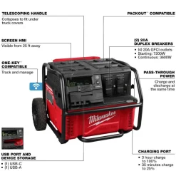 Milwaukee ROLL-ON 7200W/3600W 2.5kWh Power Supply 3300R