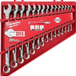 Milwaukee SAE Combination Wrench Set 15 Pieces 48-22-9415