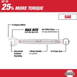 Milwaukee 1-1/8" SAE Combination Wrench 45-96-9436