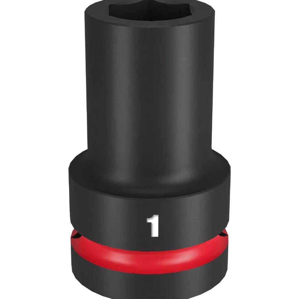 Milwaukee Shockwave Impact Duty 1" Drive 1" Deep 6 Point Socket 49-66-6504