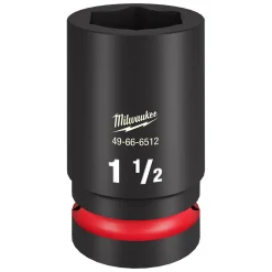 Milwaukee SHOCKWAVE Impact Duty 1" Drive 1-1/2" Deep 6 Point Socket 49-66-6512