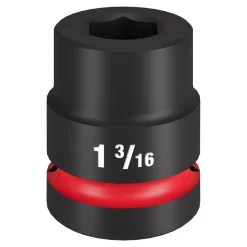Milwaukee SHOCKWAVE Impact Duty 1" Drive 1-3/16" Standard 6 Point Socket 49-66-6551