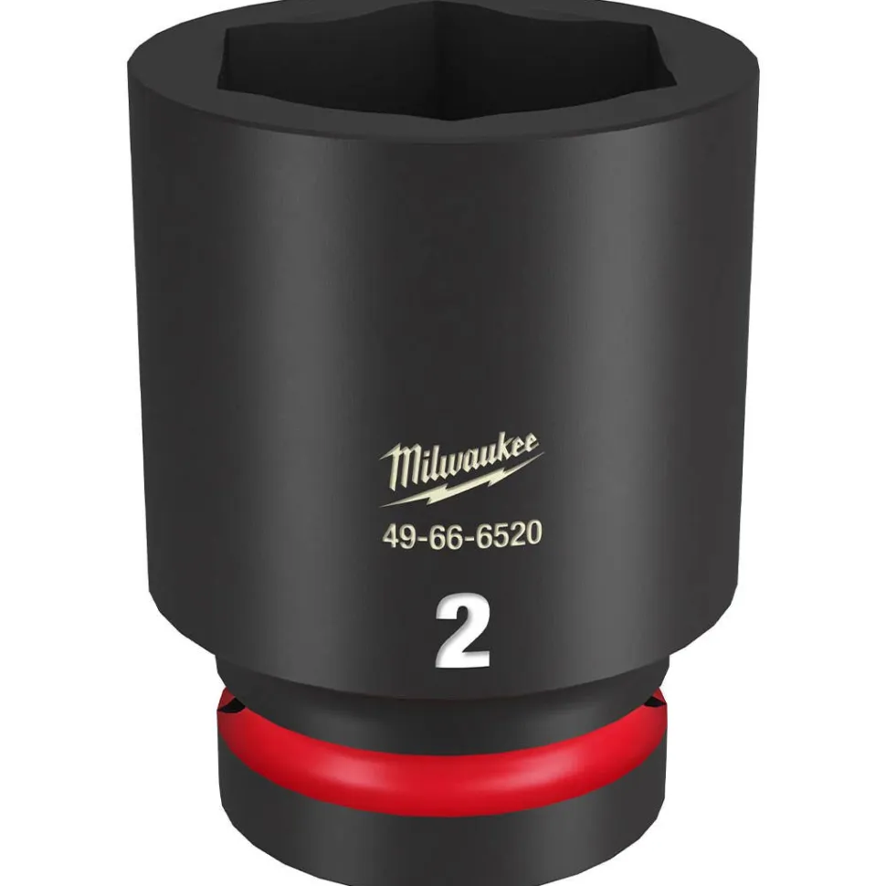 Milwaukee Shockwave Impact Duty 1" Drive 2" Deep 6 Point Socket 49-66-6520