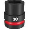 Milwaukee Shockwave Impact Duty 1" Drive 30mm Standard 6 Point Socket 49-66-6595