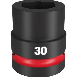 Milwaukee Shockwave Impact Duty 1" Drive 30mm Standard 6 Point Socket 49-66-6595