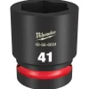 Milwaukee Shockwave Impact Duty 1" Drive 41mm Standard 6 Point Socket 49-66-6604