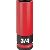 Milwaukee SHOCKWAVE Impact Duty 1/2" Drive 3/4" SAE Lug Nut Wheel Socket 49-66-7810