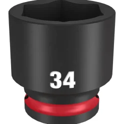 Milwaukee Shockwave Impact Duty 3/4" Drive 1-11/16" Standard 6 Point Socket 49-66-6318