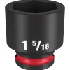 Milwaukee Shockwave Impact Duty 1/2" Drive 16mm Standard 6 Point Socket 49-66-6248