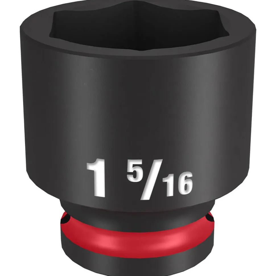Milwaukee Shockwave Impact Duty 1/2" Drive 16mm Standard 6 Point Socket 49-66-6248