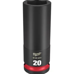 Milwaukee Shockwave Impact Duty 3/4" Drive 27mm Standard 6 Point Socket 49-66-6365