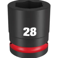 Milwaukee Shockwave Impact Duty 3/4" Drive 43mm Standard 6 Point Socket 49-66-6381