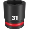 Milwaukee Shockwave Impact Duty 3/4" Drive 46mm Standard 6 Point Socket 49-66-6384